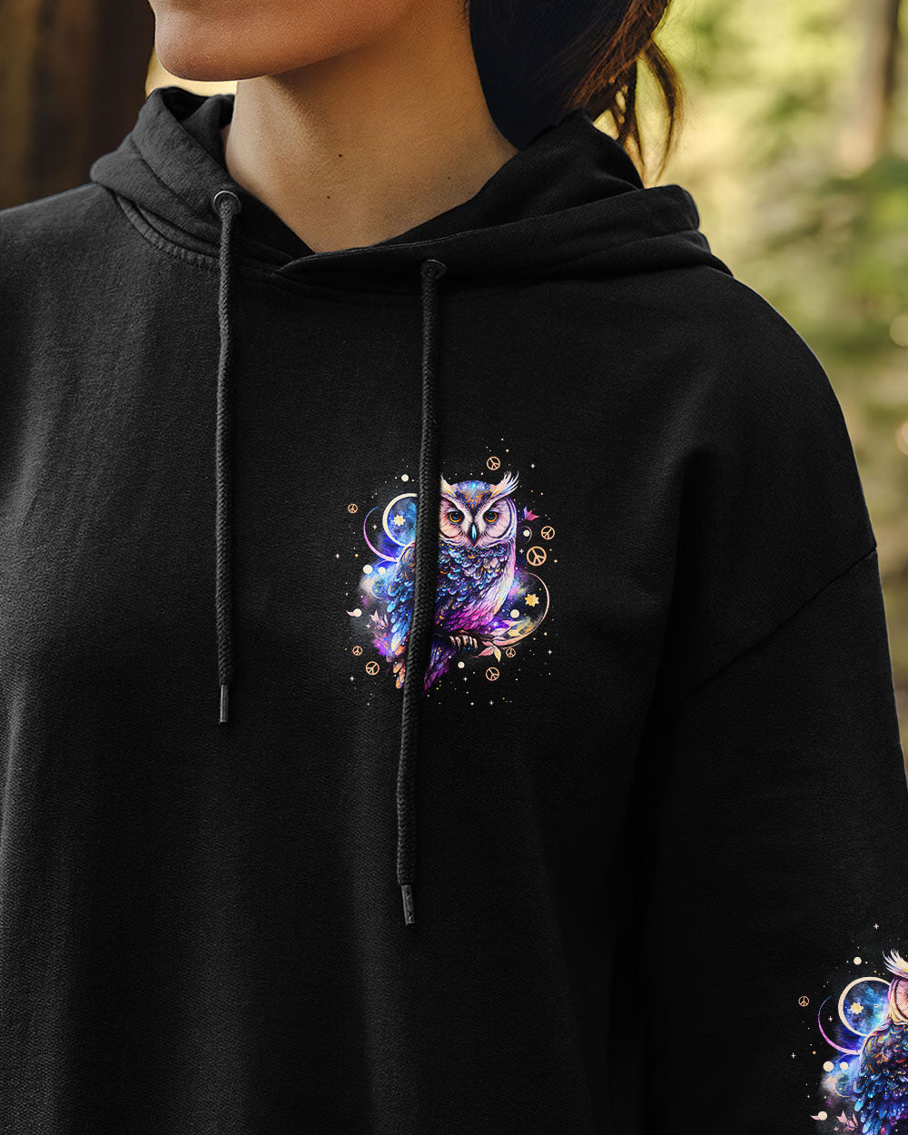 HELLO DARKNESS MY OLD FRIEND OWL ALL OVER PRINT - TYPQ3110251