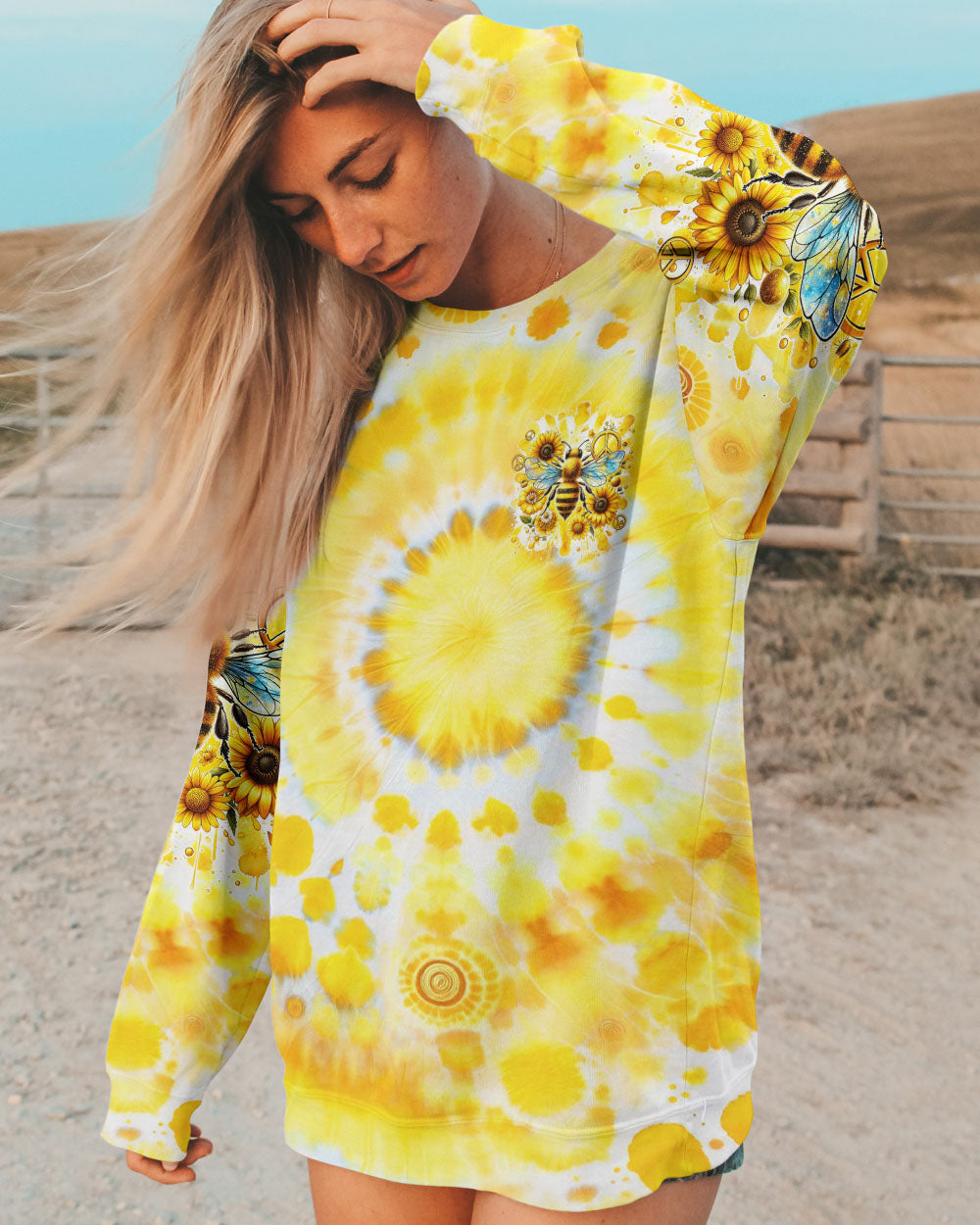 BEE TRUE TO YOURSELF ALL OVER PRINT - TYQY0102243