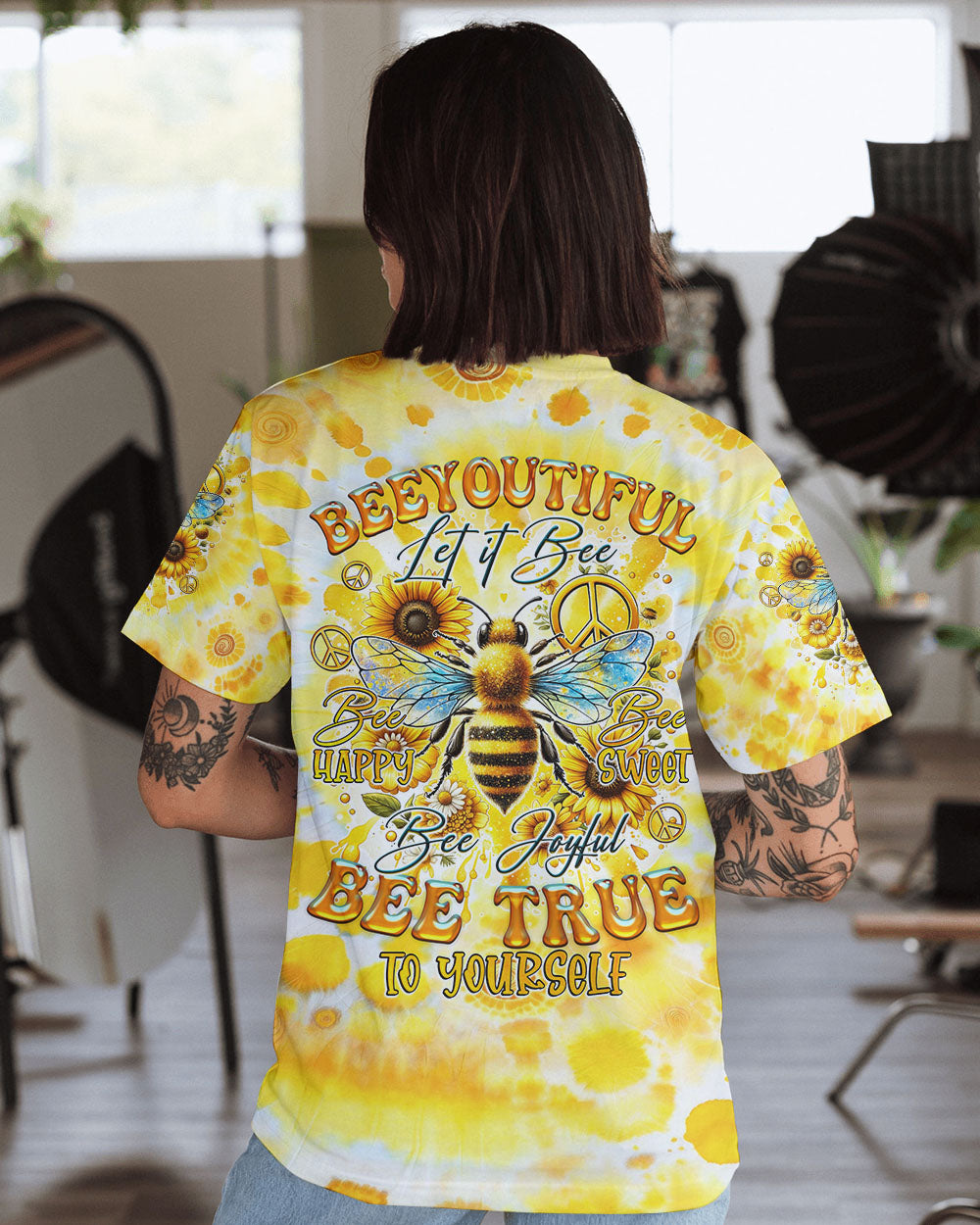 BEE TRUE TO YOURSELF ALL OVER PRINT - TYQY0102243