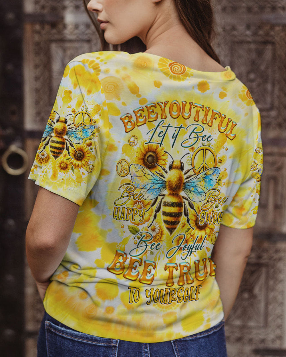 BEE TRUE TO YOURSELF ALL OVER PRINT - TYQY0102243
