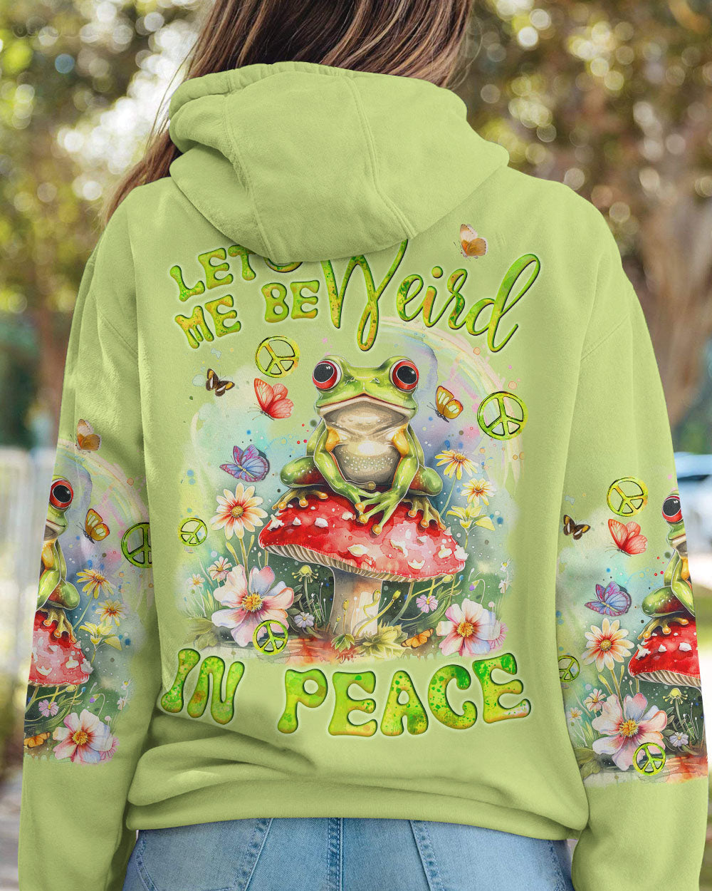 LET ME BE WEIRD IN PEACE FROG ALL OVER PRINT - TYQY0103244