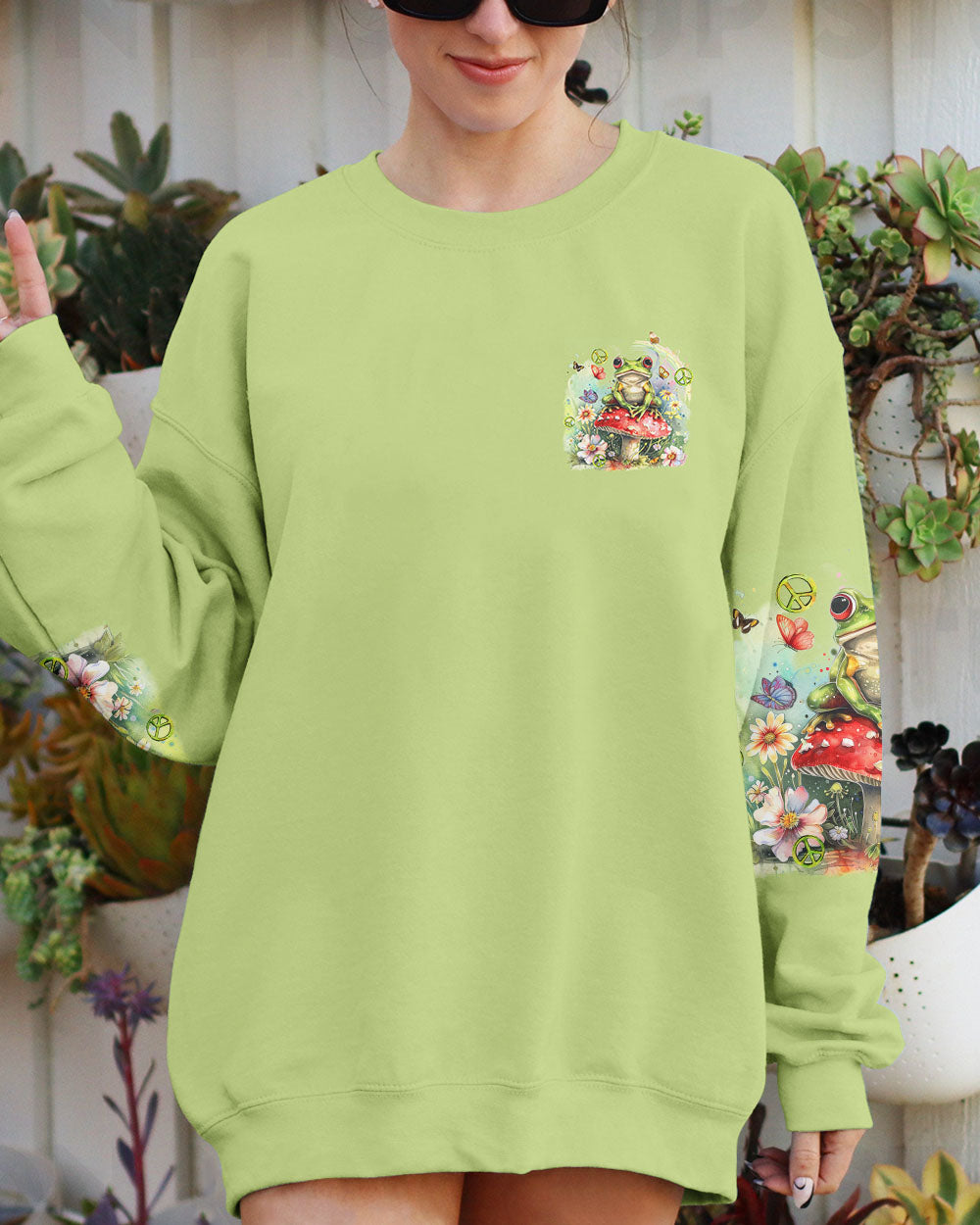 LET ME BE WEIRD IN PEACE FROG ALL OVER PRINT - TYQY0103244