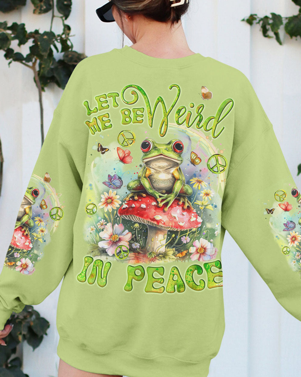 LET ME BE WEIRD IN PEACE FROG ALL OVER PRINT - TYQY0103244