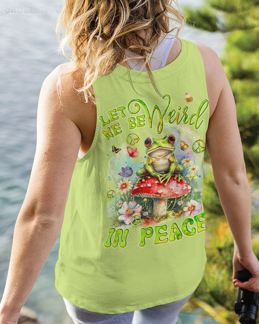 LET ME BE WEIRD IN PEACE FROG ALL OVER PRINT - TYQY0103244