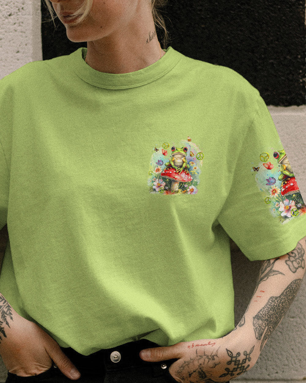 LET ME BE WEIRD IN PEACE FROG ALL OVER PRINT - TYQY0103244