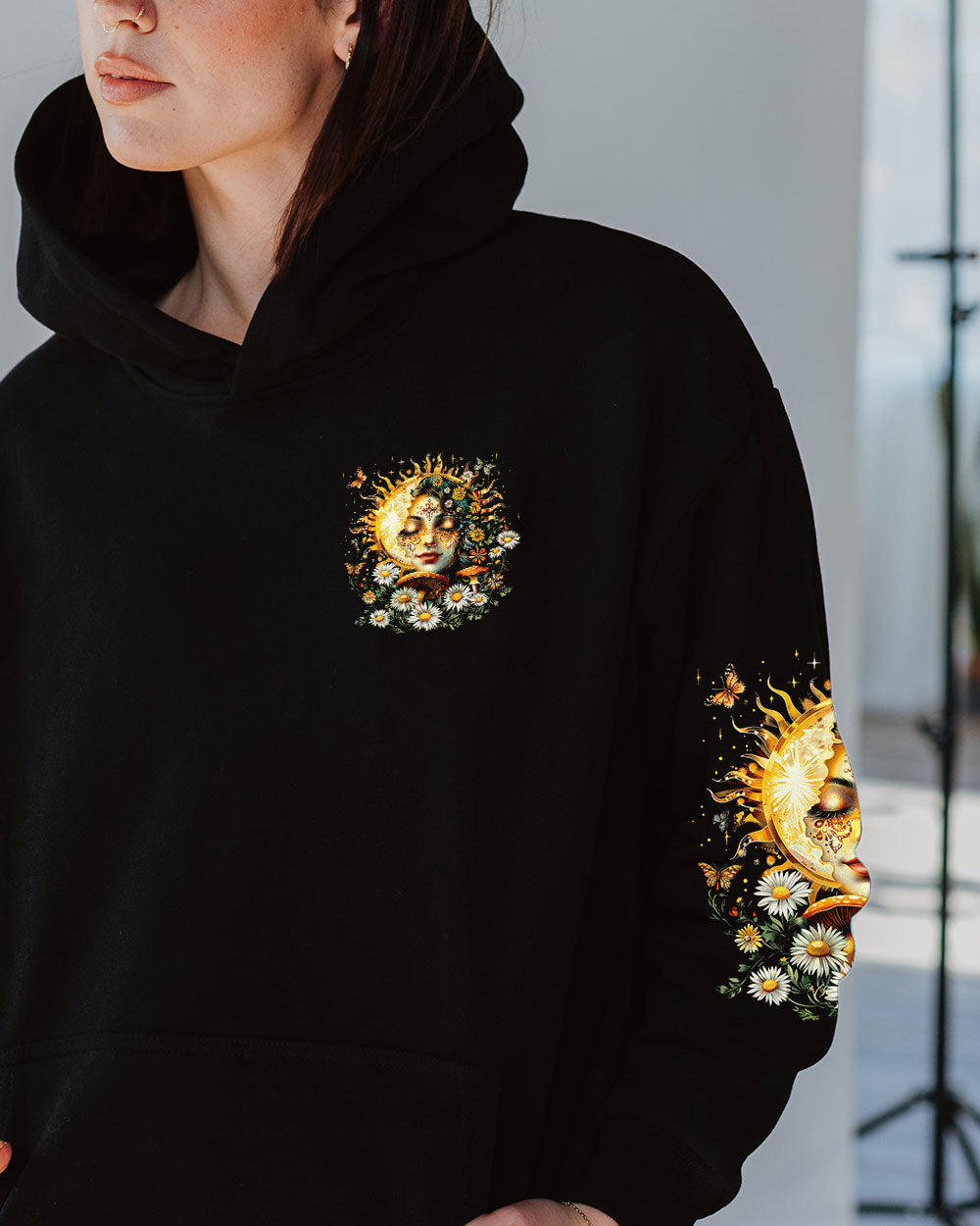 I WANT DAISIES IN MY HAIR SUN AND MOON ALL OVER PRINT - TYQY0108244