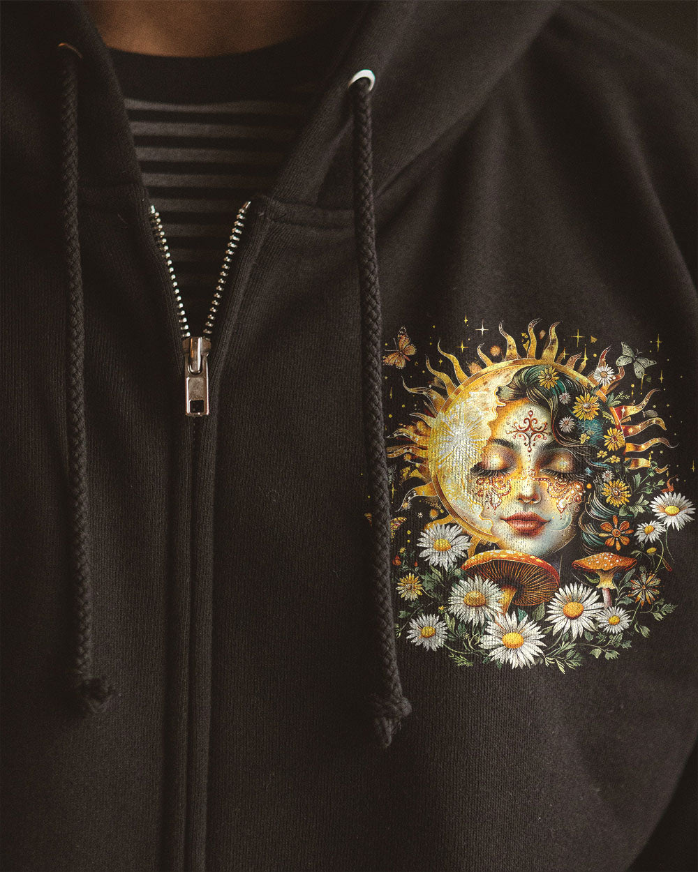 I WANT DAISIES IN MY HAIR SUN AND MOON ALL OVER PRINT - TYQY0108244
