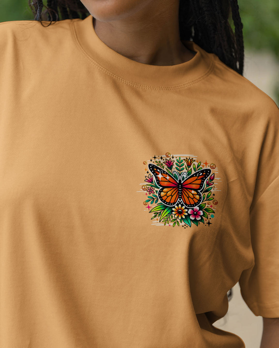 WHISPER WORDS OF WISDOM LET IT BE BUTTERFLY ALL OVER PRINT - TYQY0108251