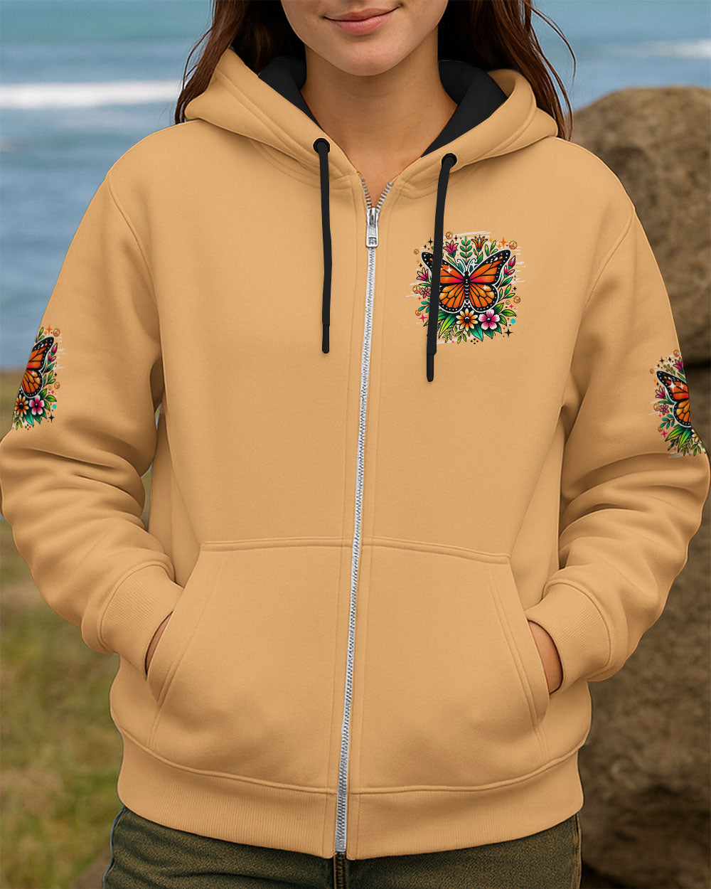 WHISPER WORDS OF WISDOM LET IT BE BUTTERFLY ALL OVER PRINT - TYQY0108251