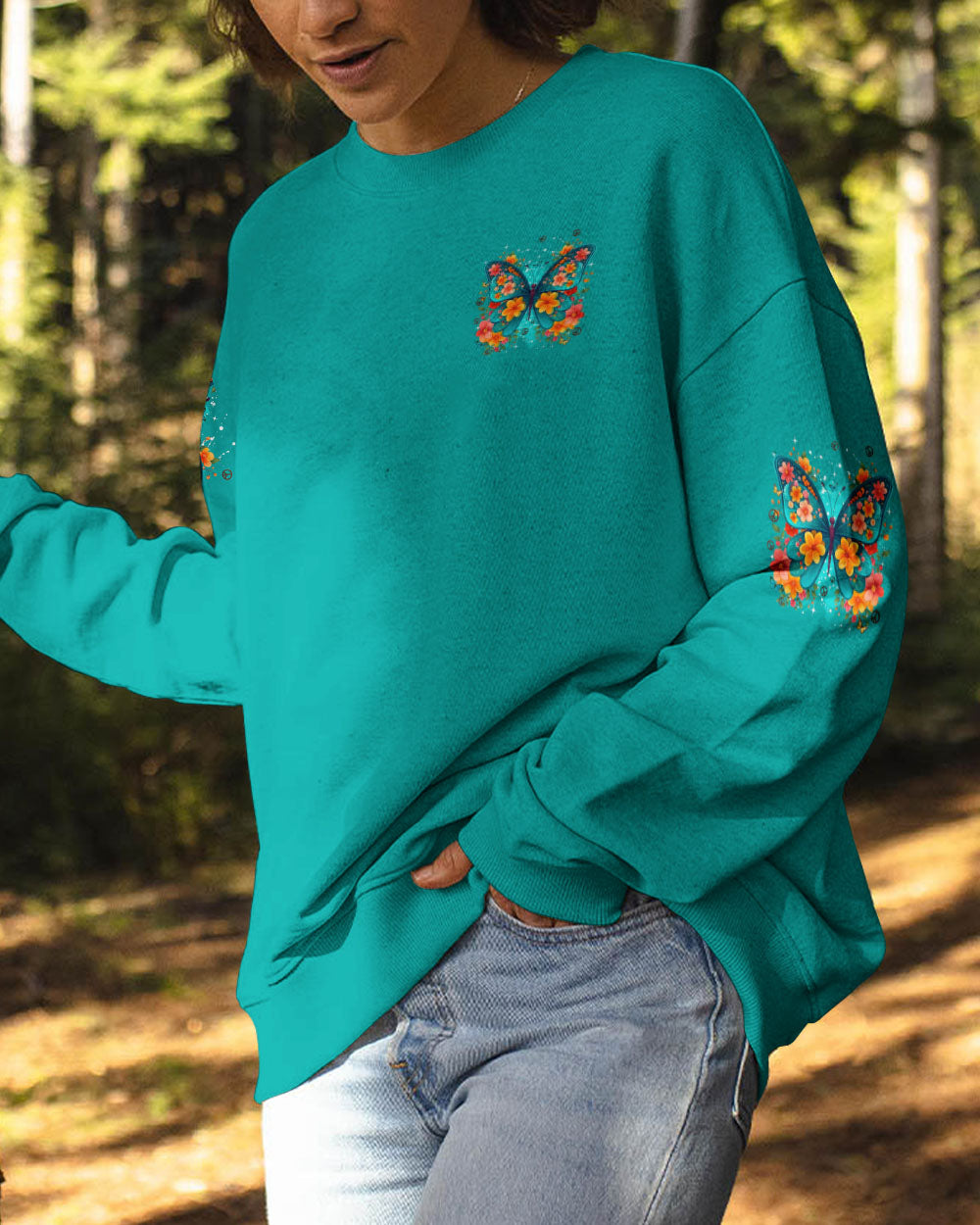 JUST BELIEVE BUTTERFLY ALL OVER PRINT - TYQY0111251