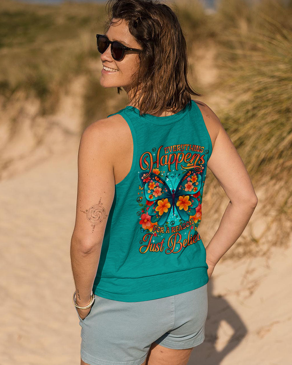 JUST BELIEVE BUTTERFLY ALL OVER PRINT - TYQY0111251