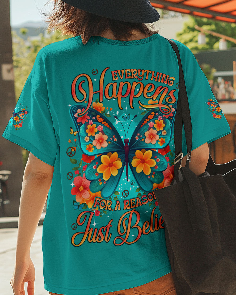 JUST BELIEVE BUTTERFLY ALL OVER PRINT - TYQY0111251