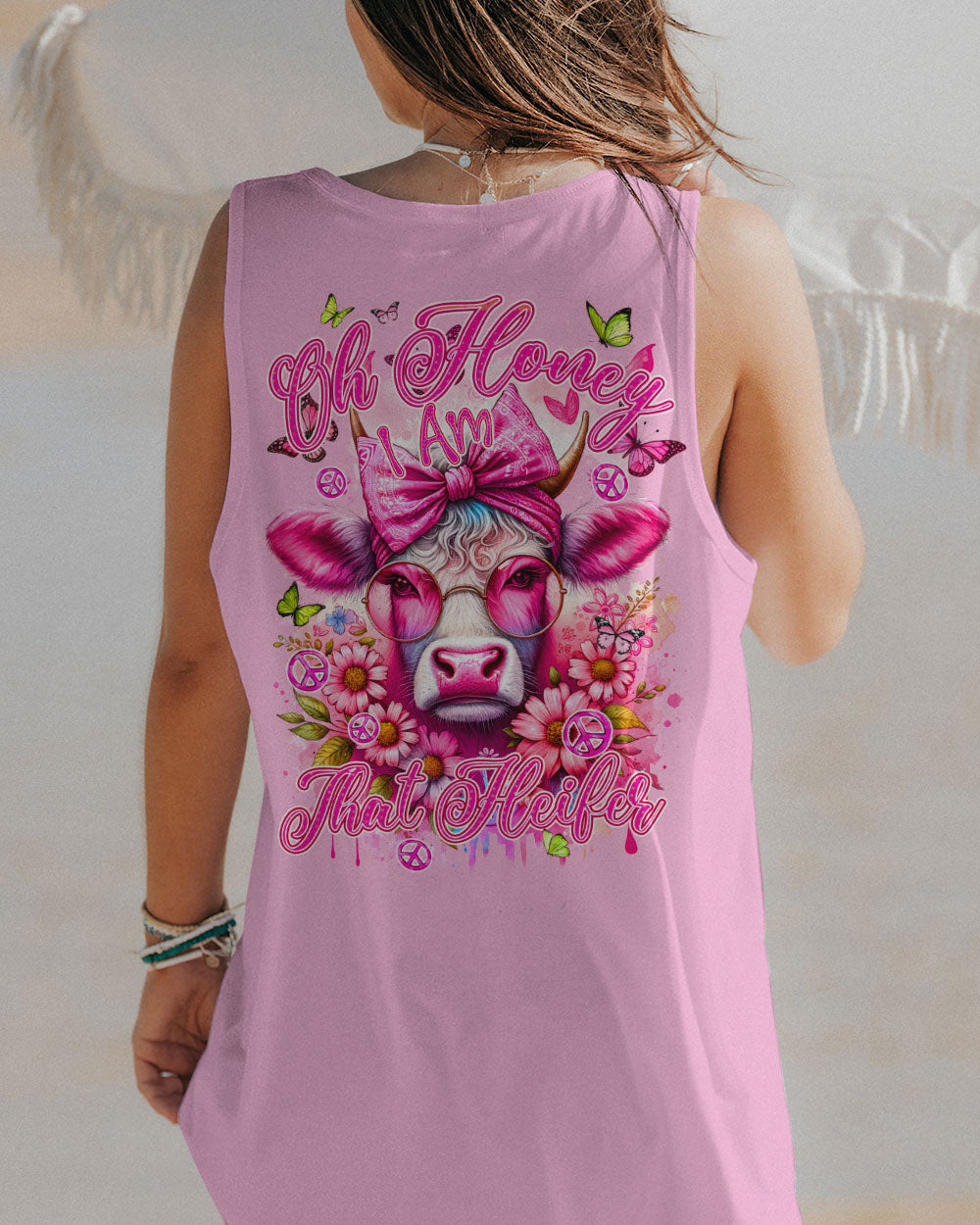 OH HONEY I AM THAT HEIFER ALL OVER PRINT - TYQY0201242