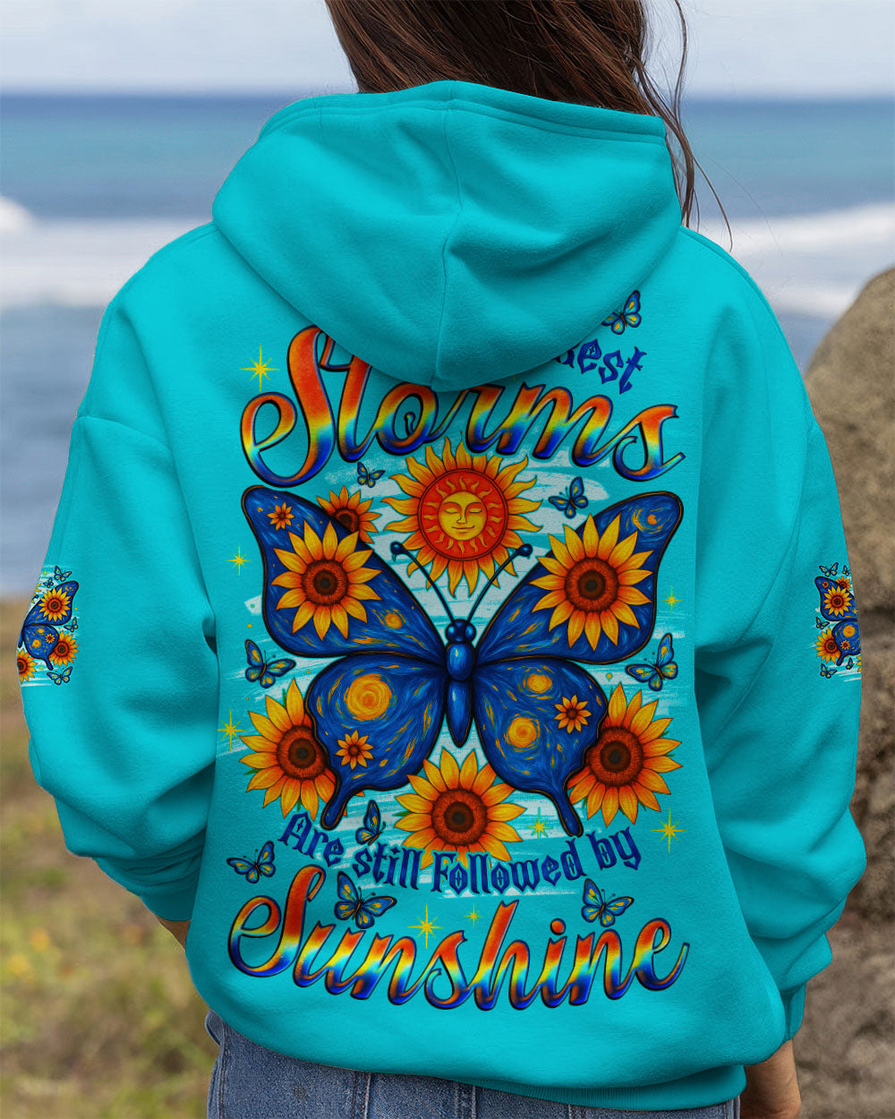 THE DARKEST STORMS ARE STILL FOLLOWED BY SUNSHINE BUTTERFLY ALL OVER PRINT - TYQY0210253