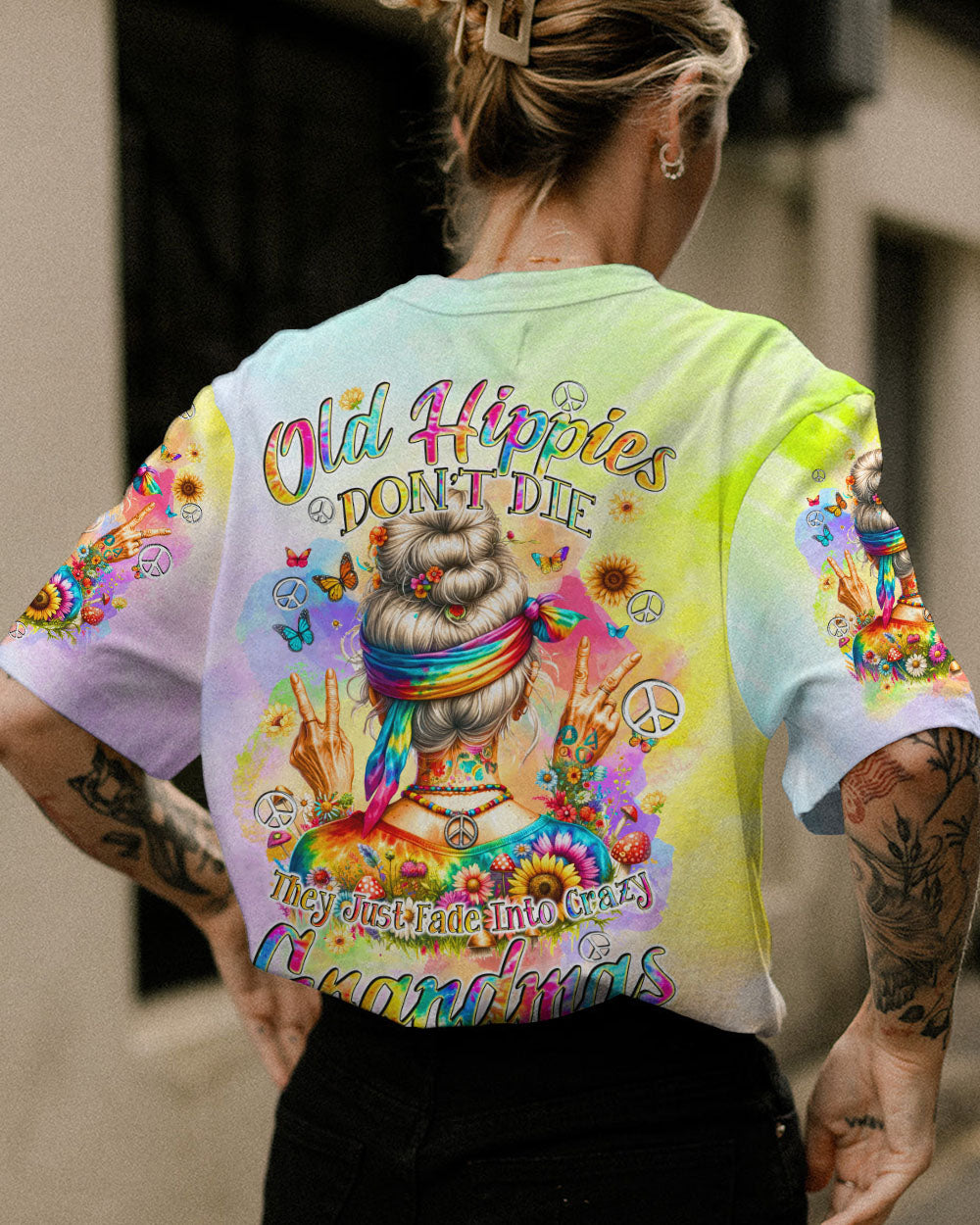 OLD HIPPIES TIE DYE ALL OVER PRINT - TYQY0212234