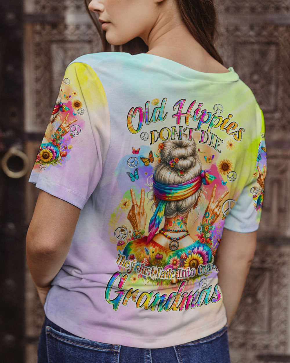 OLD HIPPIES TIE DYE ALL OVER PRINT - TYQY0212234