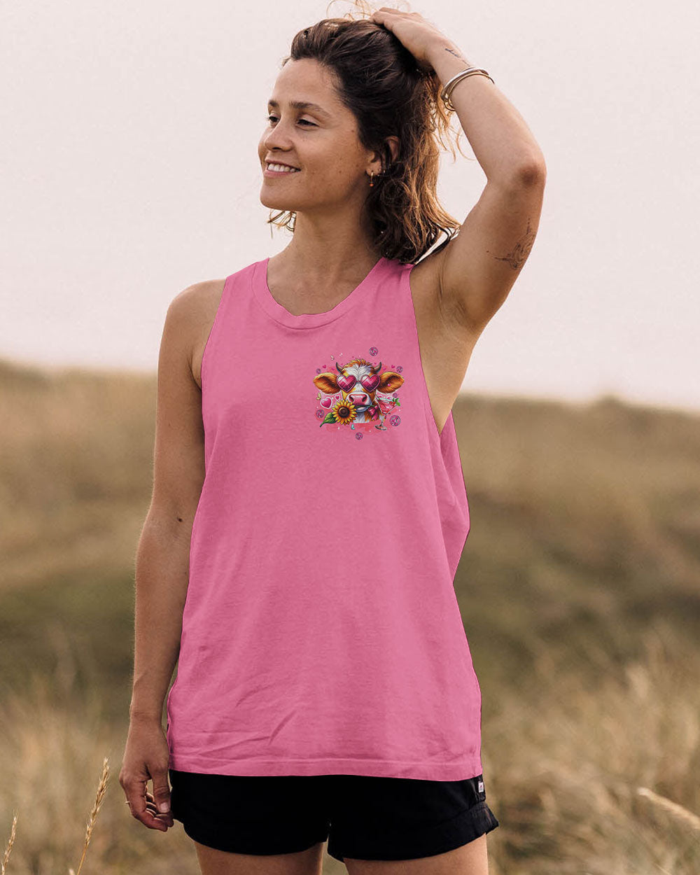 PRETTY IN PINK HEIFER ALL OVER PRINT - TYQY0307244