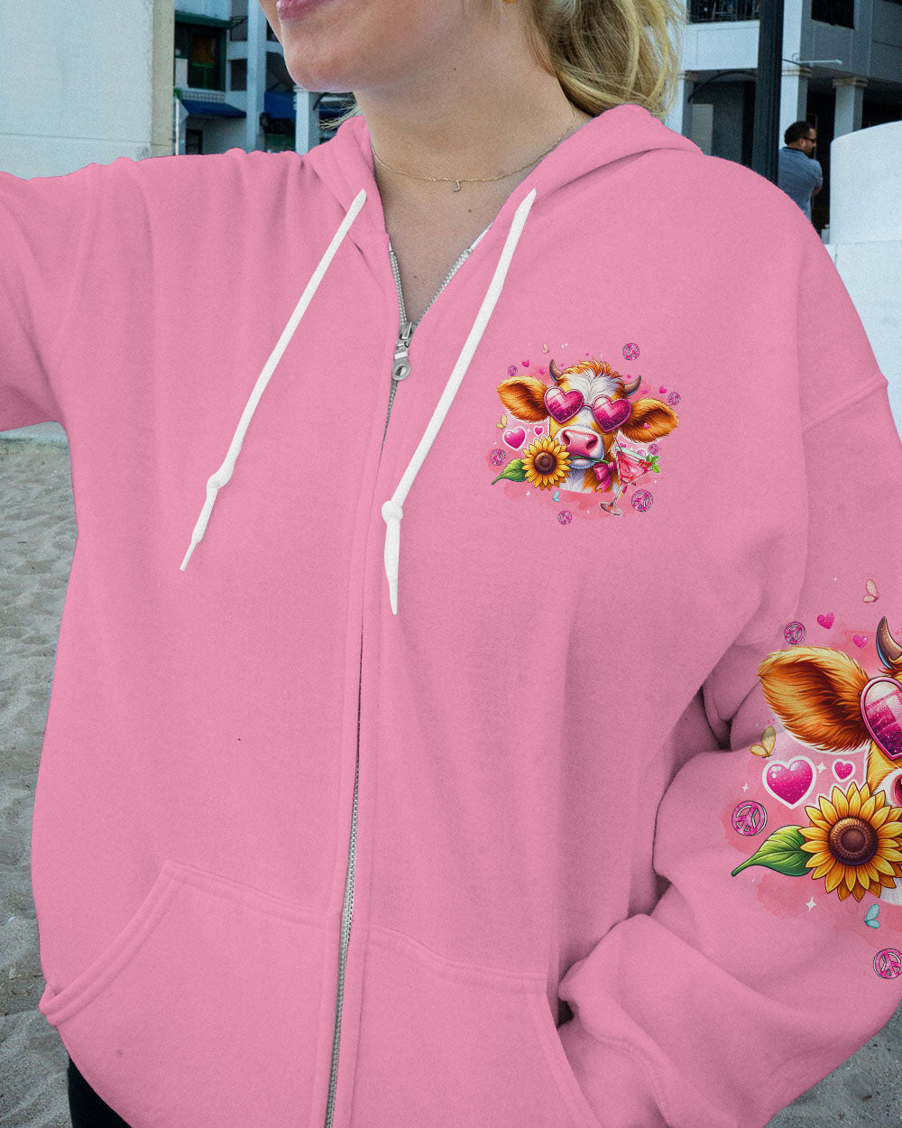 PRETTY IN PINK HEIFER ALL OVER PRINT - TYQY0307244