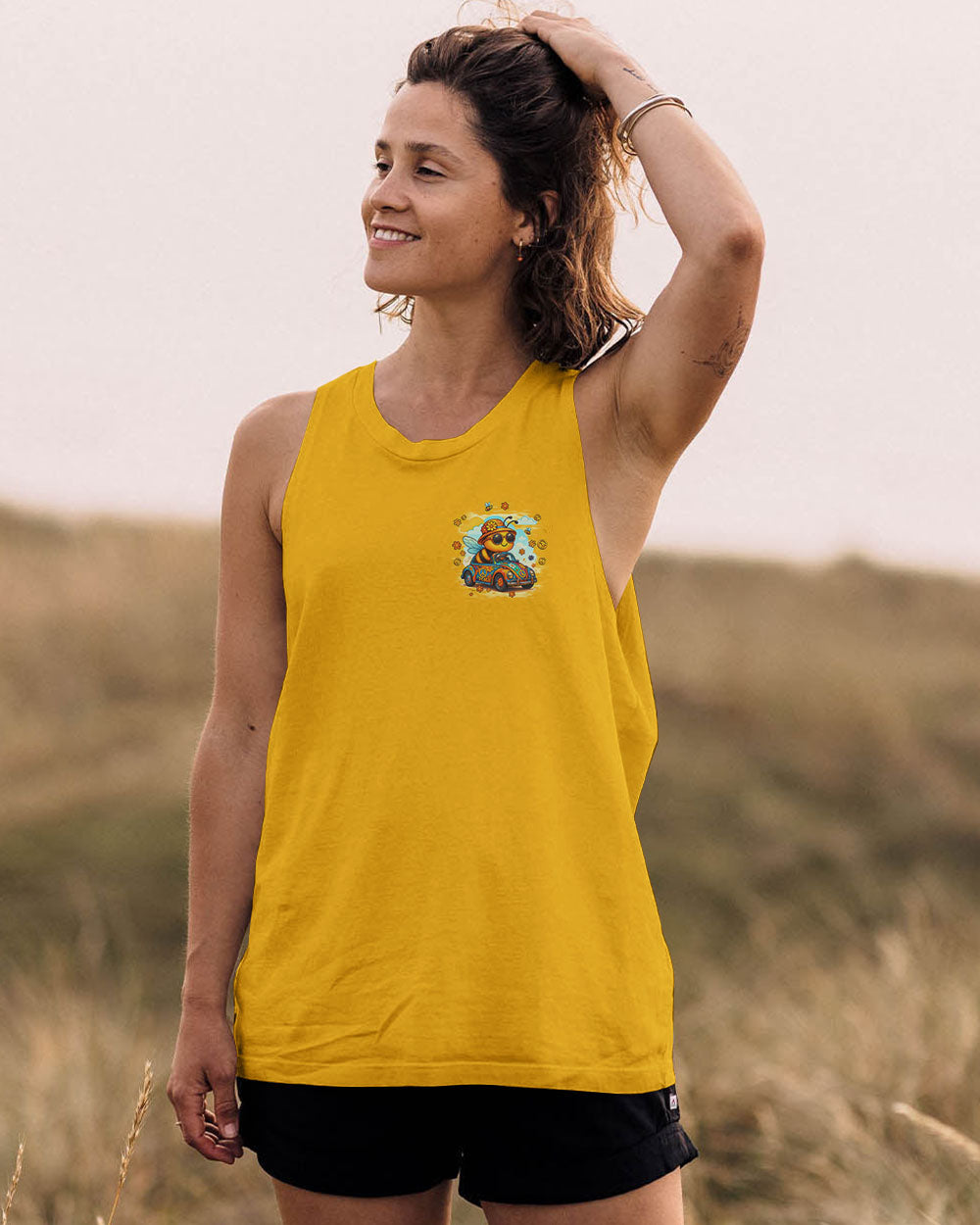 RUNNING AGAINST THE WIND BEE HIPPIE ALL OVER PRINT - TYQY0307252