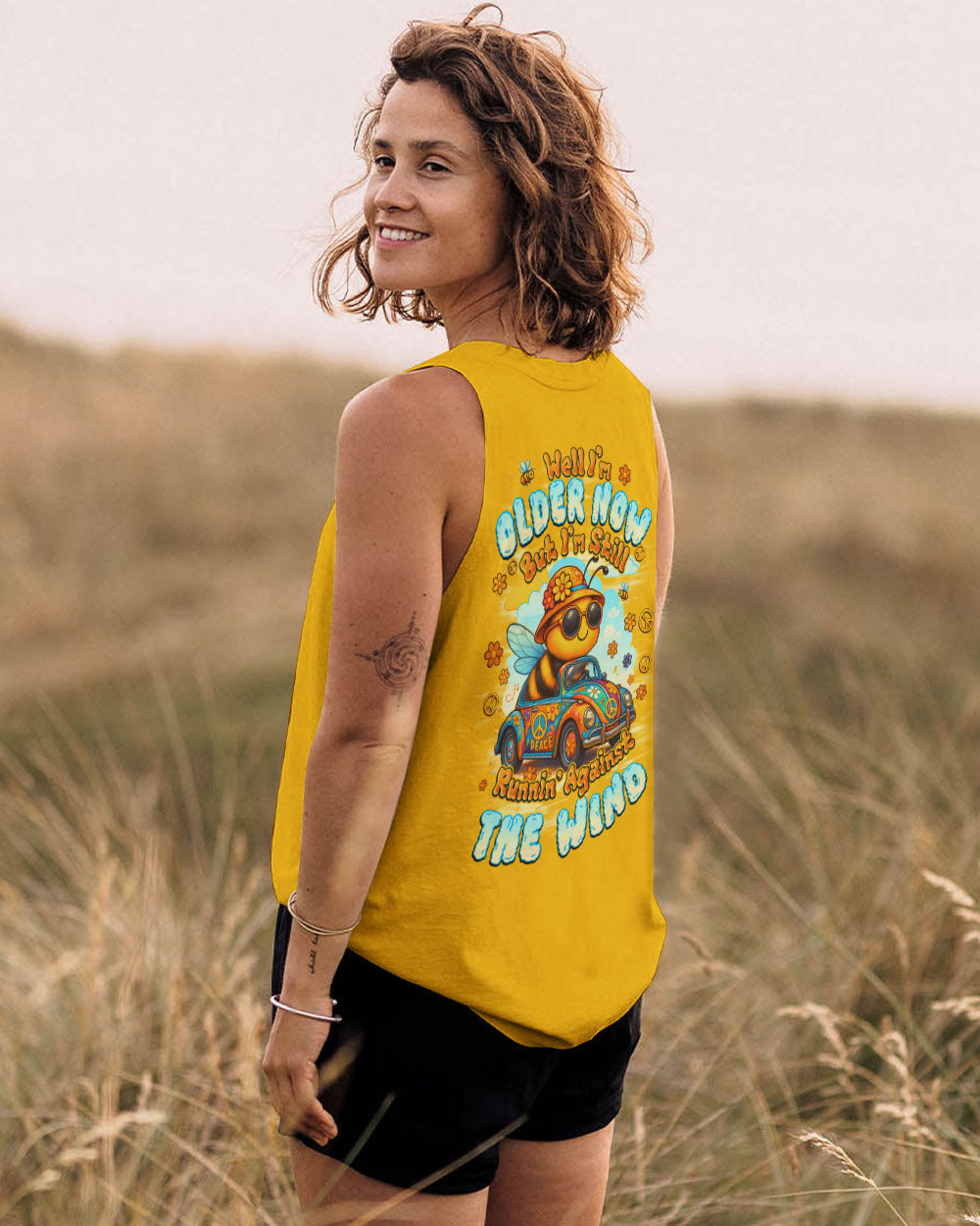 RUNNING AGAINST THE WIND BEE HIPPIE ALL OVER PRINT - TYQY0307252
