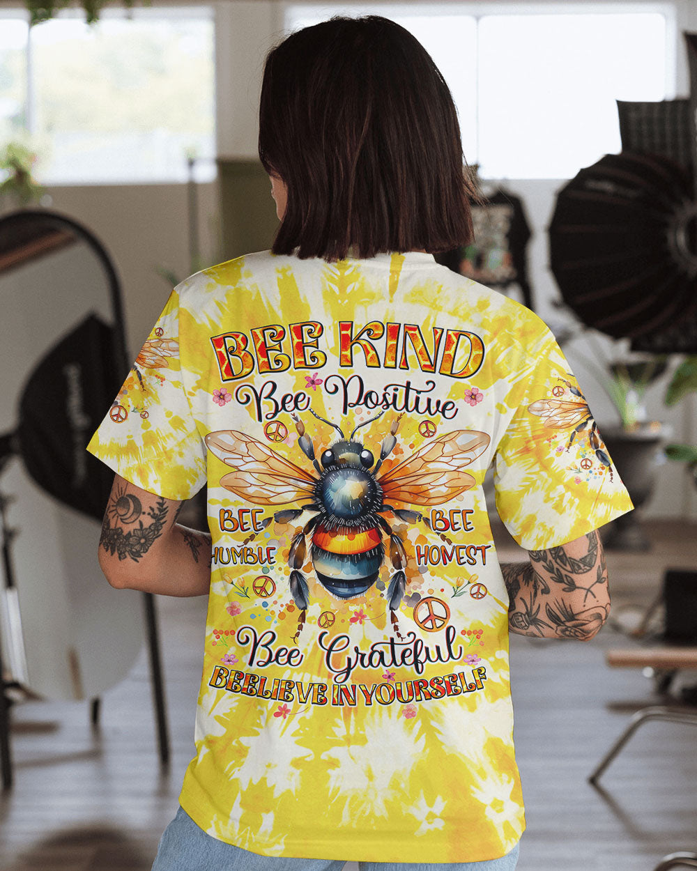 BEE KIND ALL OVER PRINT - TYQY0401244