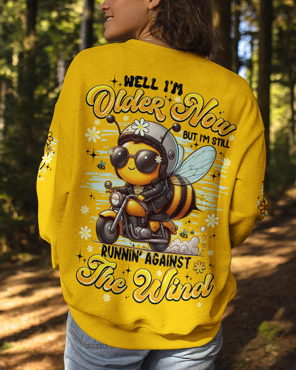 RUNNING AGAINST THE WIND BEE ALL OVER PRINT - TYQY0406252
