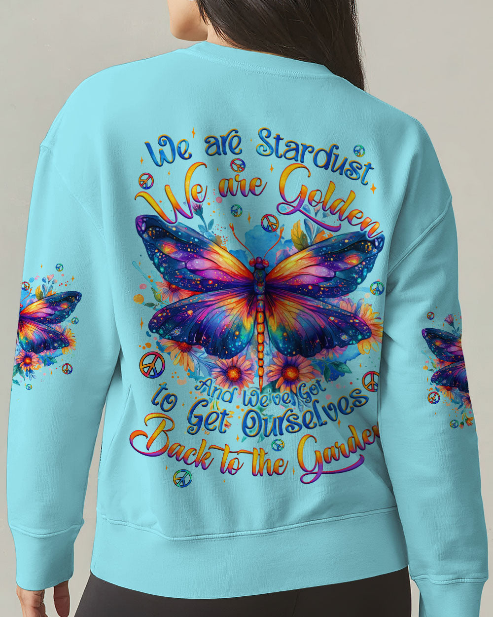 BACK TO THE GARDEN DRAGONFLY ALL OVER PRINT - TYQY0410243