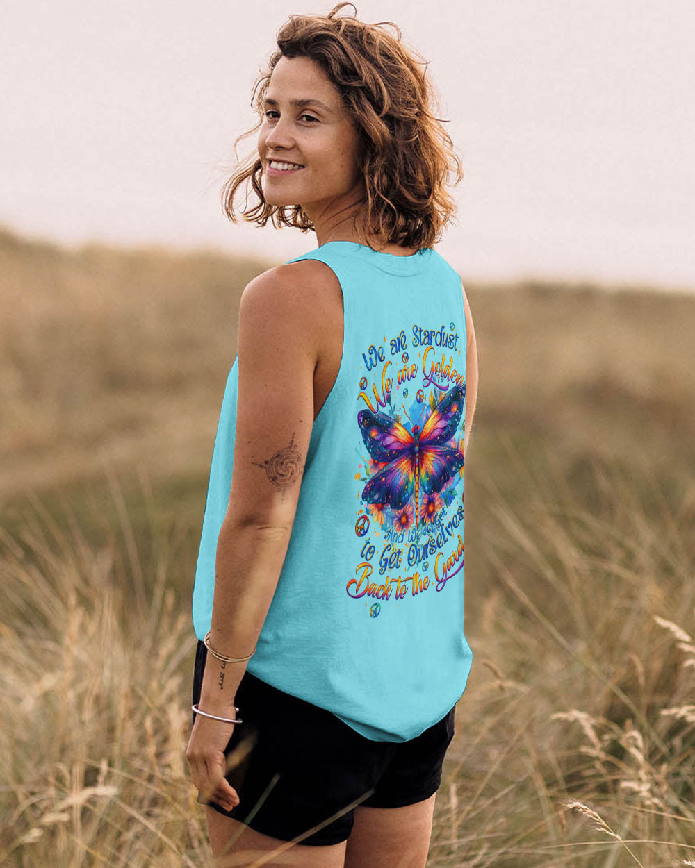 BACK TO THE GARDEN DRAGONFLY ALL OVER PRINT - TYQY0410243