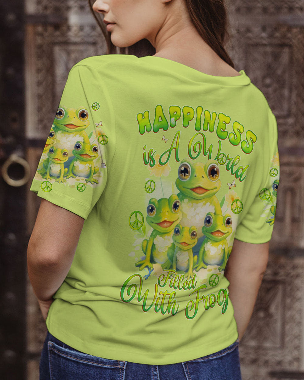 HAPPINESS WORLD FROGS ALL OVER PRINT - TYQY0504245