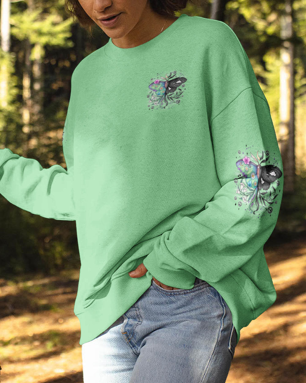 WHISPER WORDS OF WISDOM LET IT BE BUTTERFLY ALL OVER PRINT - TYQY0508252
