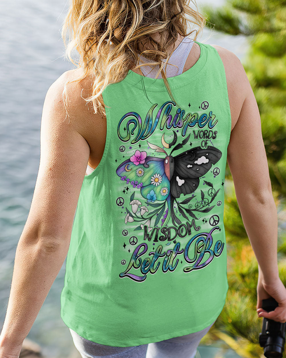 WHISPER WORDS OF WISDOM LET IT BE BUTTERFLY ALL OVER PRINT - TYQY0508252