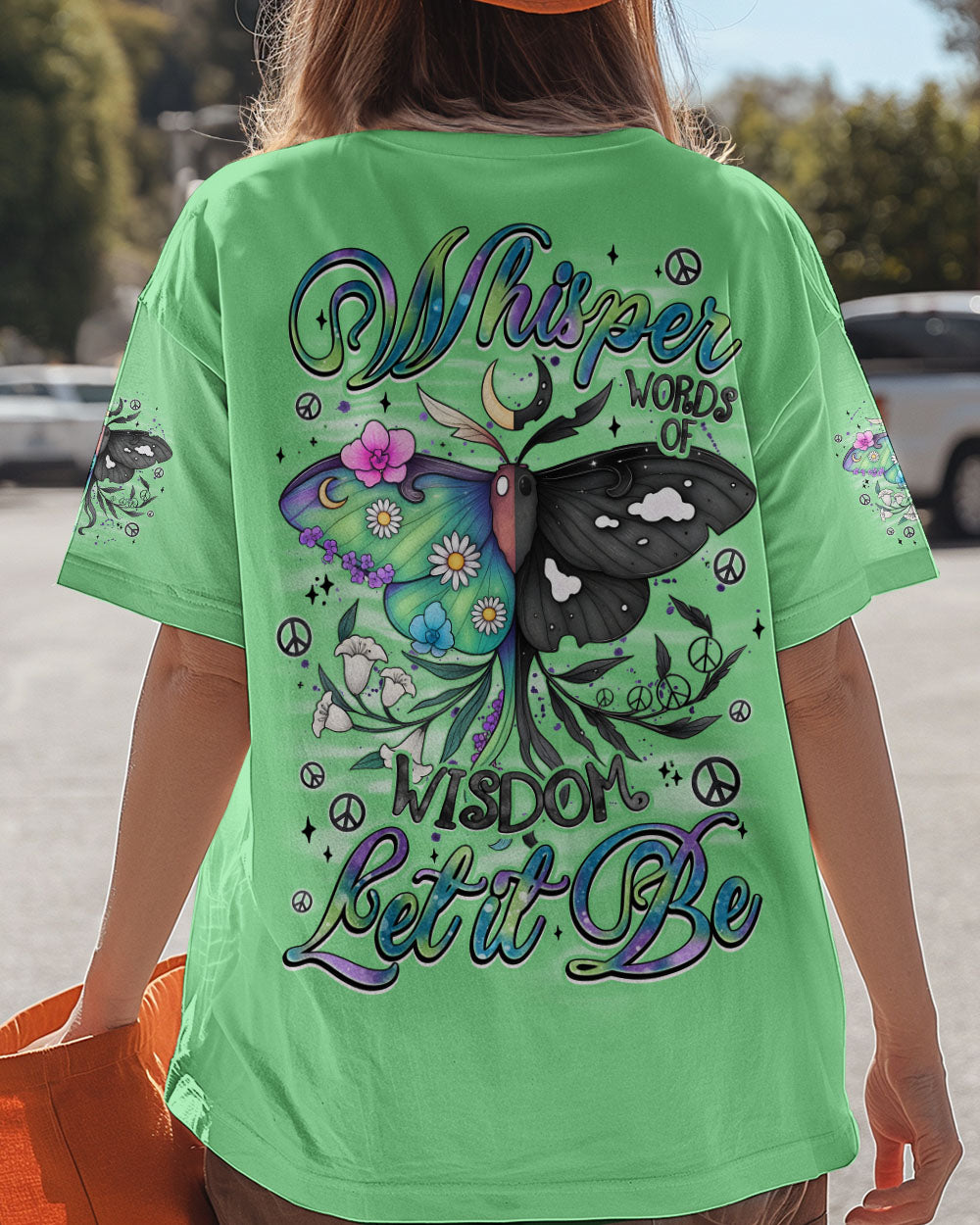 WHISPER WORDS OF WISDOM LET IT BE BUTTERFLY ALL OVER PRINT - TYQY0508252