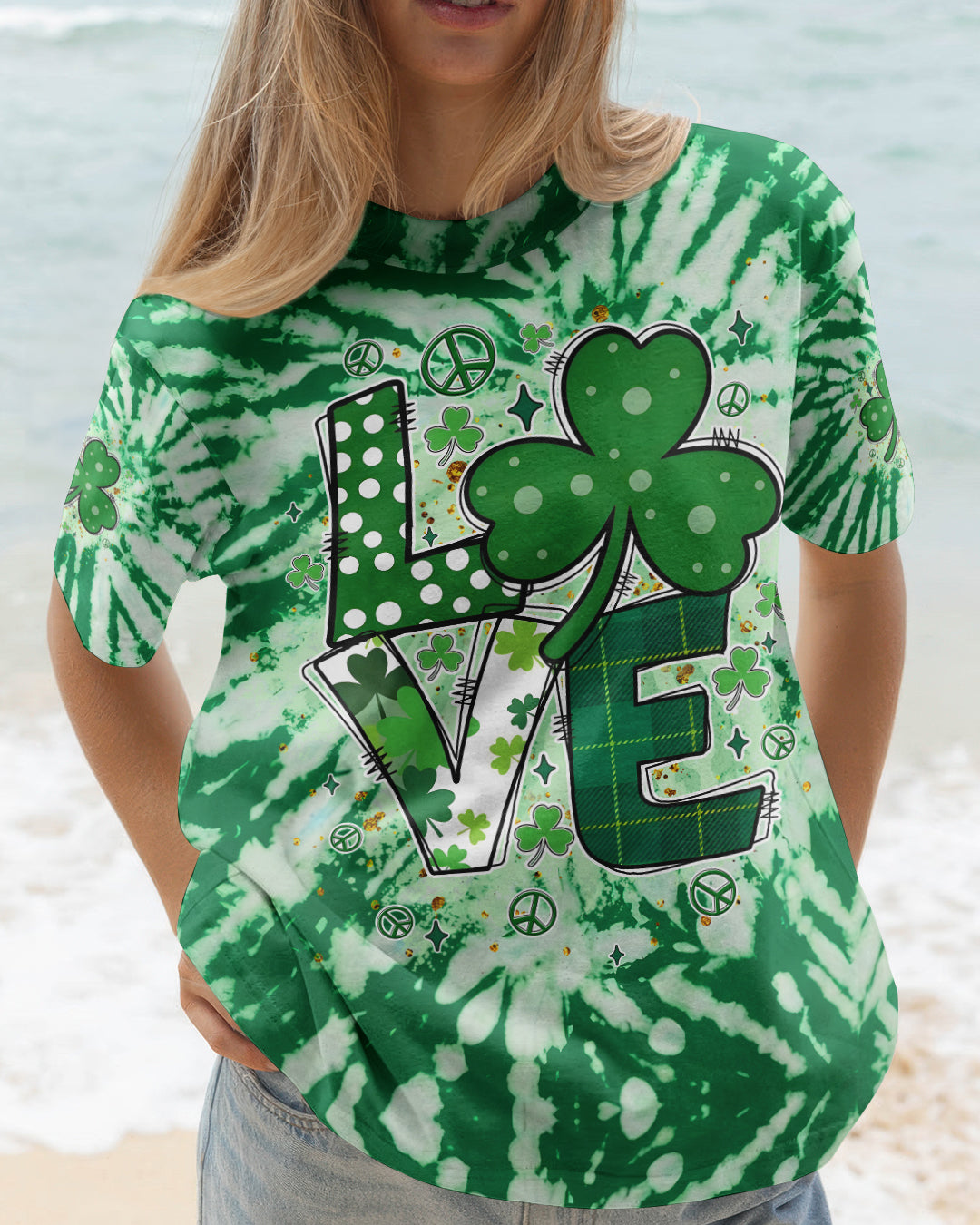 LOVE PATRICK'S DAY ALL OVER PRINT - TYQY0601252