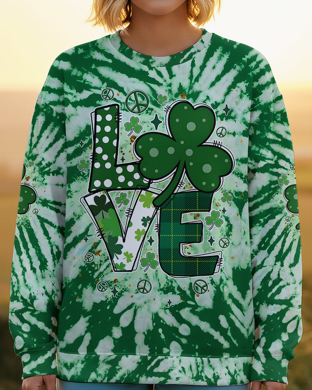 LOVE PATRICK'S DAY ALL OVER PRINT - TYQY0601252