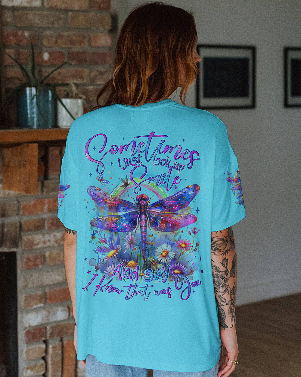 I KNOW THAT WAS YOU DRAGONFLY ALL OVER PRINT - TYQY0603241