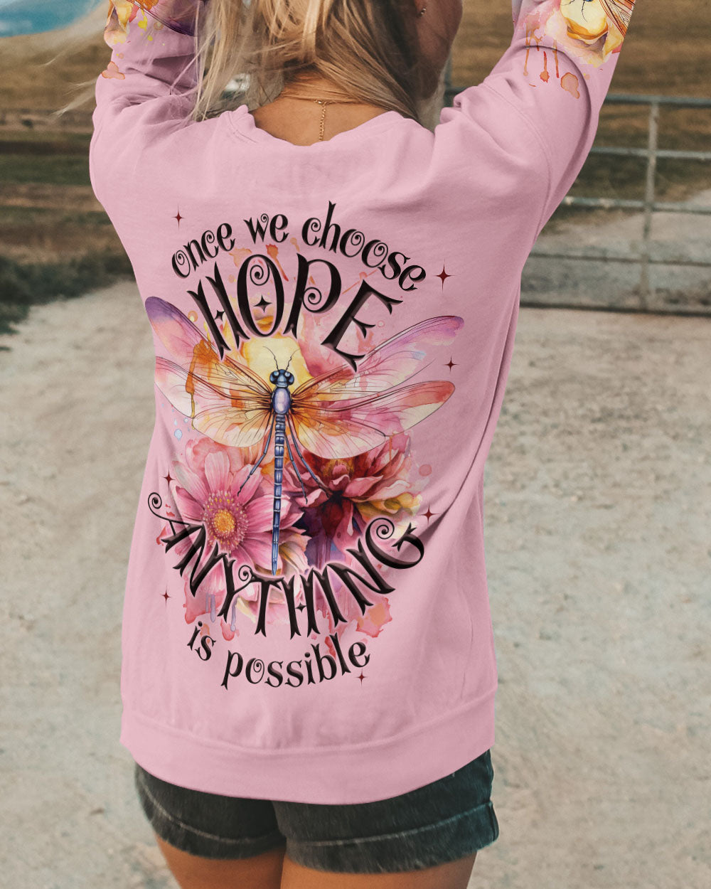 ANYTHING IS POSSIBLE DRAGONFLY ALL OVER PRINT - TYQY0605231