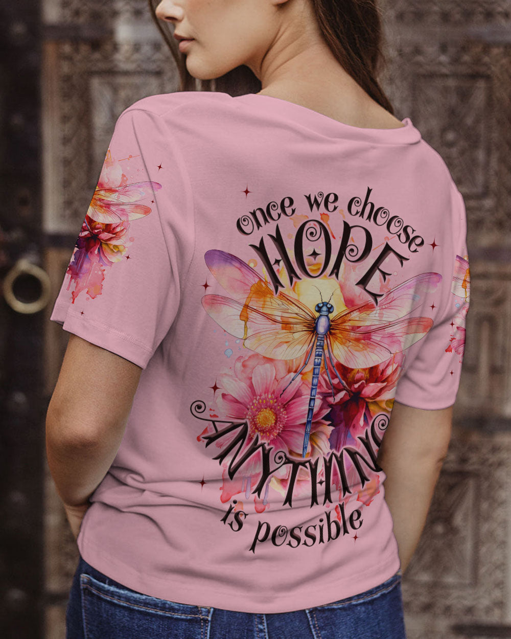 ANYTHING IS POSSIBLE DRAGONFLY ALL OVER PRINT - TYQY0605231