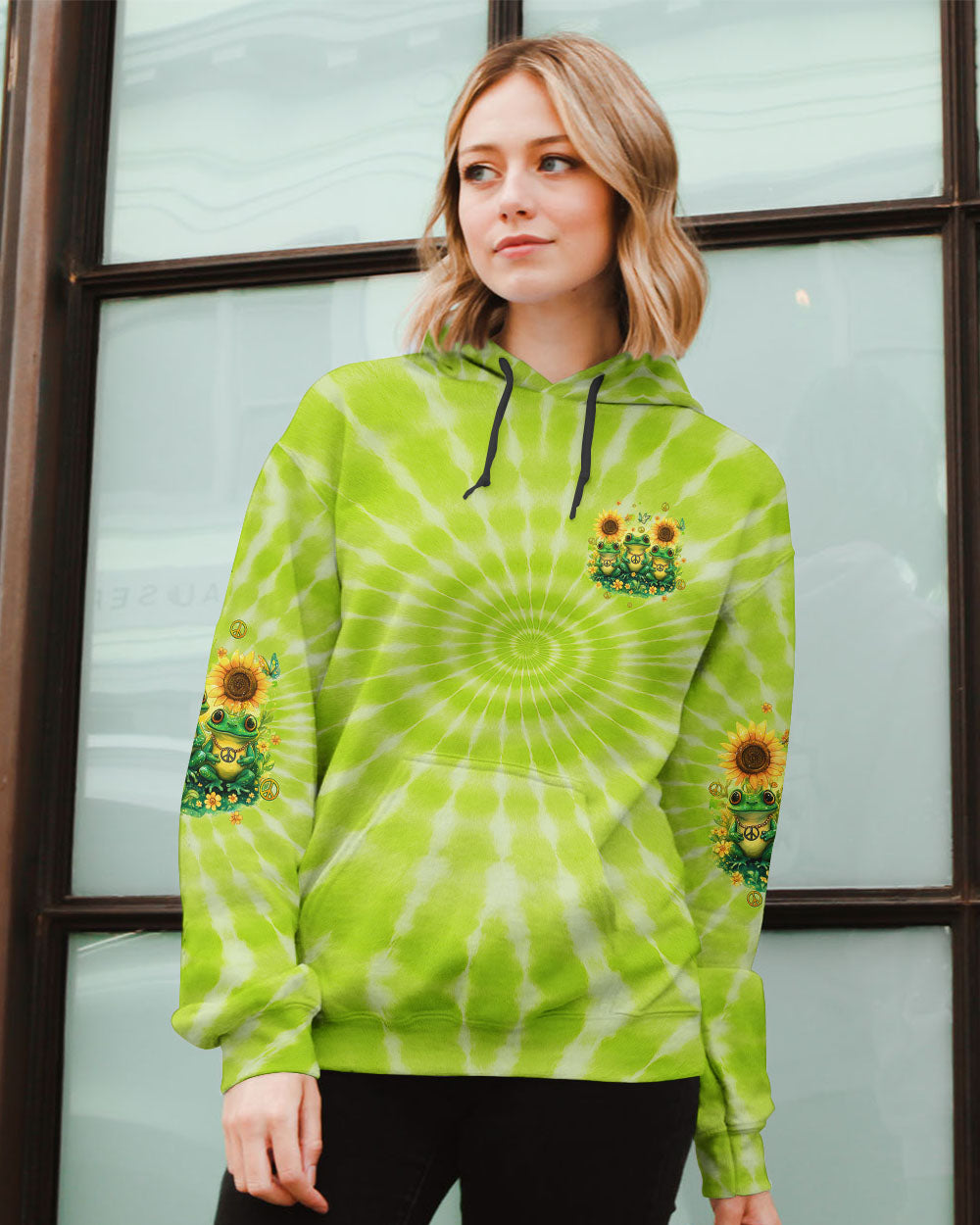 GOOD TIMES CRAZY FRIEND FROG TIE DYE ALL OVER PRINT - TYQY0605253