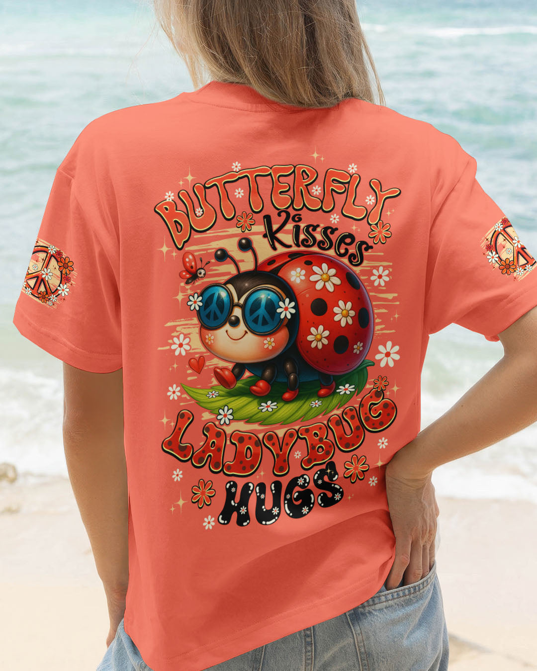BUTTERFLY KISSES AND LADYBUG HUGS ALL OVER PRINT - TYQY0606254