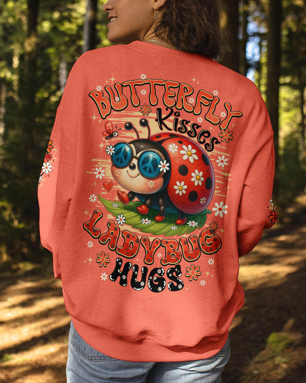 BUTTERFLY KISSES AND LADYBUG HUGS ALL OVER PRINT - TYQY0606254