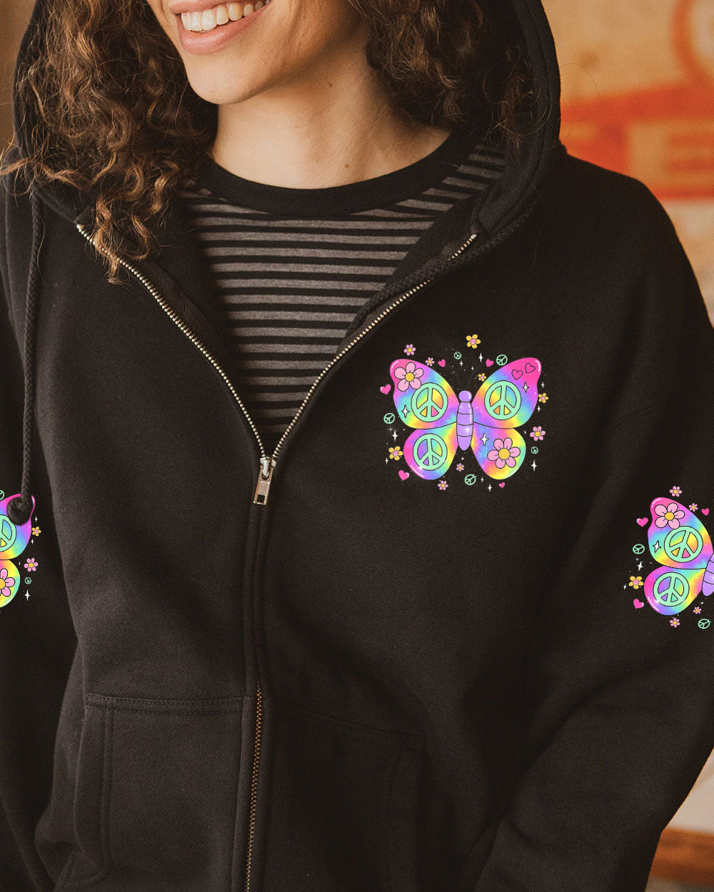 HIPPIE SOUL BUTTERFLY ALL OVER PRINT - TYQY0608252