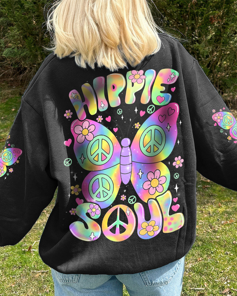 HIPPIE SOUL BUTTERFLY ALL OVER PRINT - TYQY0608252