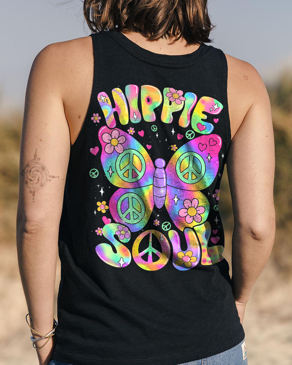 HIPPIE SOUL BUTTERFLY ALL OVER PRINT - TYQY0608252