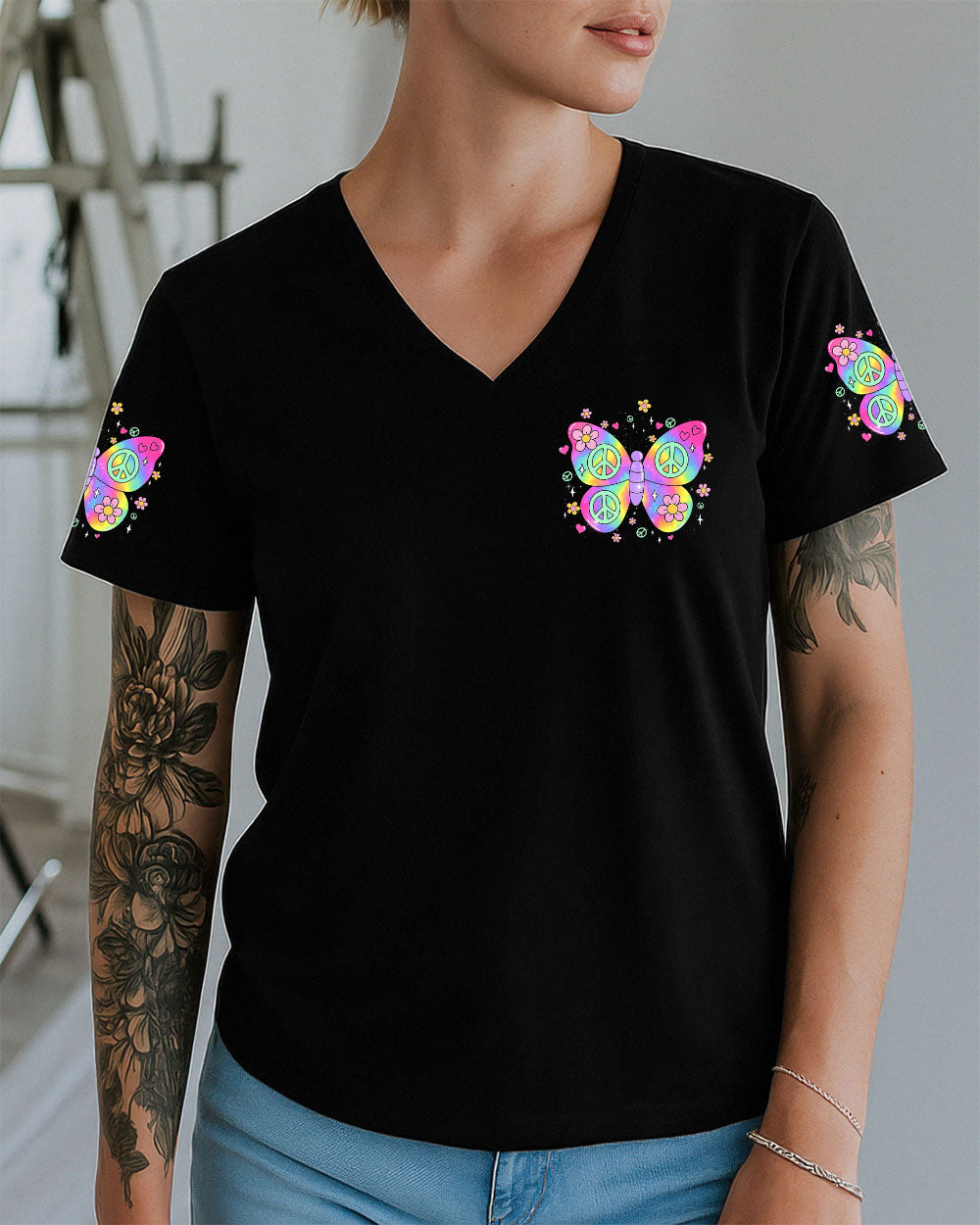 HIPPIE SOUL BUTTERFLY ALL OVER PRINT - TYQY0608252