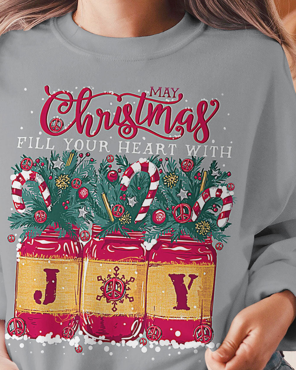 HEART WITH JOY CHRISTMAS ALL OVER PRINT - TYQY0609232