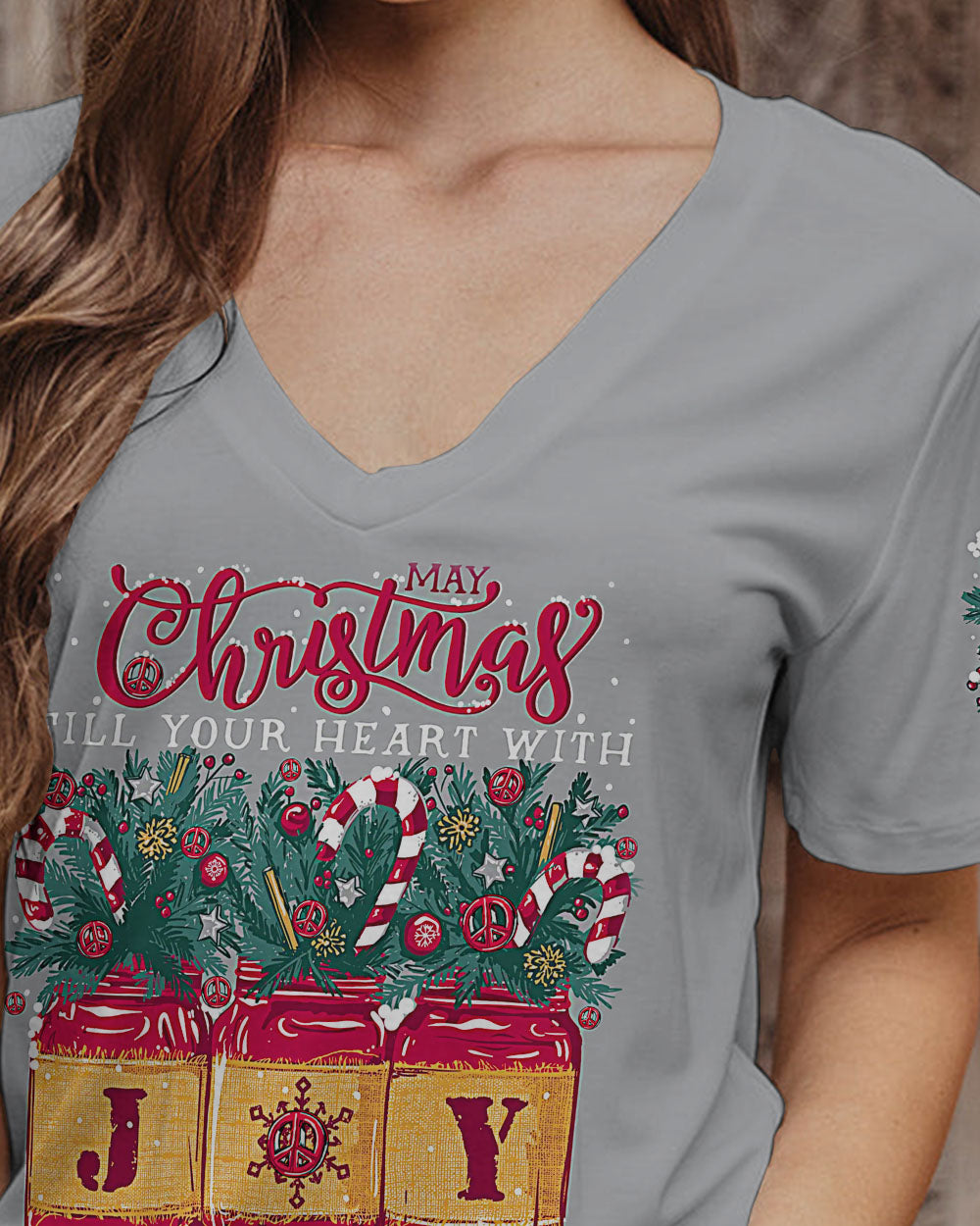 HEART WITH JOY CHRISTMAS ALL OVER PRINT - TYQY0609232