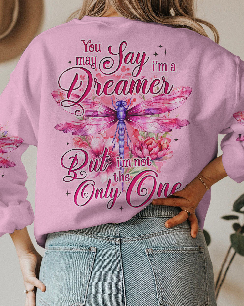 YOU MAY SAY I'M DREAMER DRAGONFLY ALL OVER PRINT - TYQY0609233