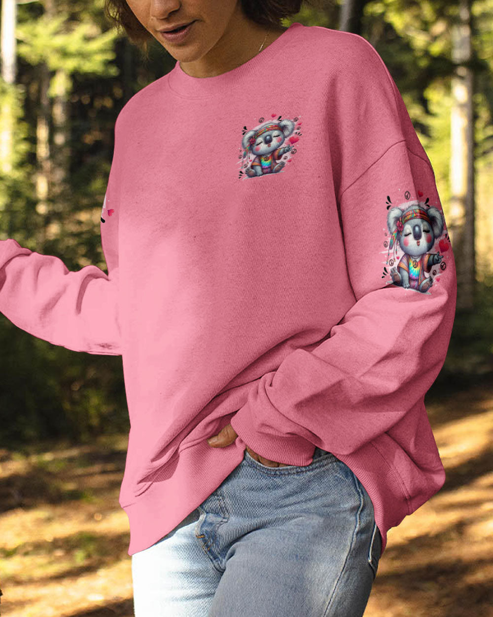 BE YOU THE WORLD WILL ADJUST KOALA ALL OVER PRINT - TYQY0609251