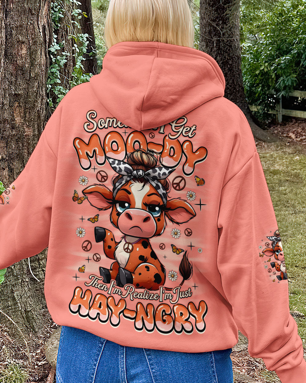 SOMETIMES I GET MOODY COW ALL OVER PRINT - TYQY0609254