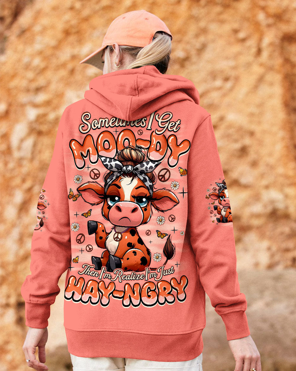 SOMETIMES I GET MOODY COW ALL OVER PRINT - TYQY0609254